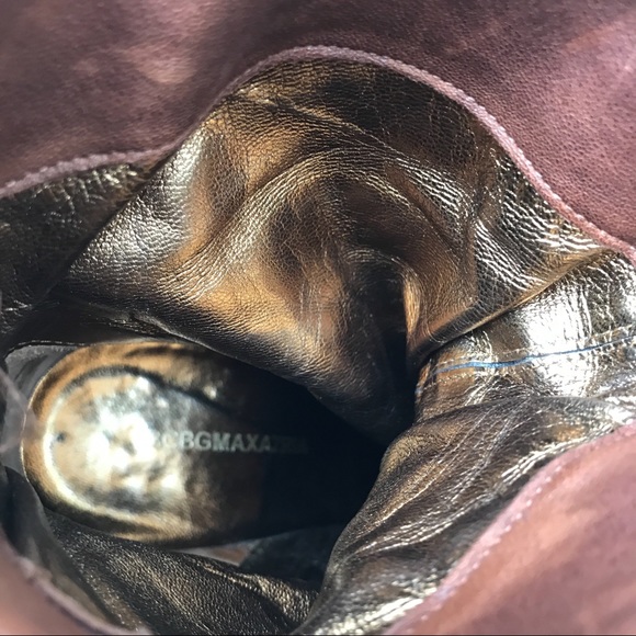 BCBGMaxAzria Brown Leather Ankle Bootie - Picture 7 of 8